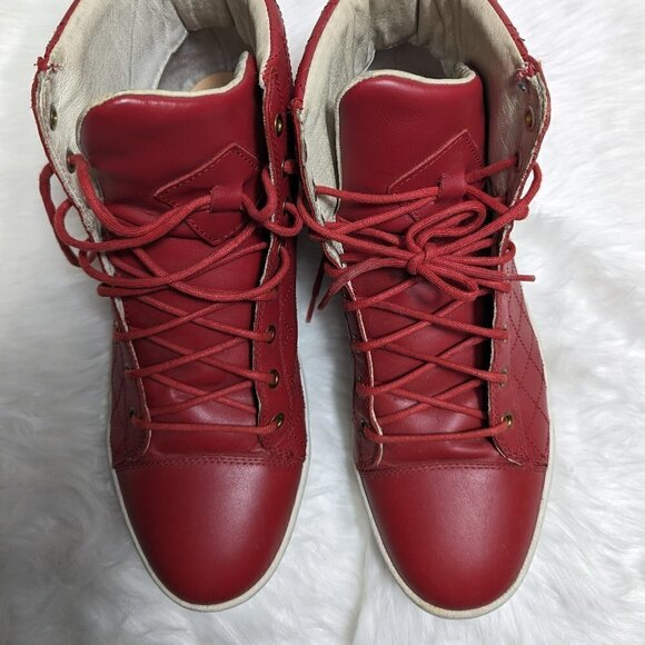 DIESEL DIAMOND - MEN'S Tango Red White Size 10 Style : Y00791 P1283-T4046 - Picture 4 of 9